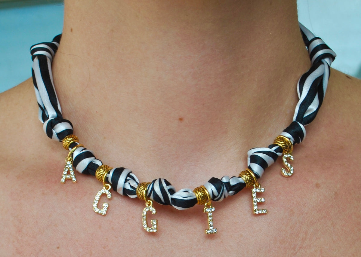 Aggies Spirit Ribbon Necklace